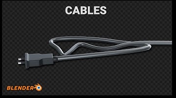 How to make Cables in Blender 2.9 | Bezier Curves