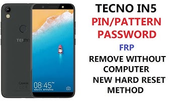 HOW TO HARD RESET TECNO IN5 AND PIN PASSWORD REMOVE WITHOUT COMPUTER