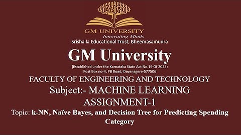 Predicting Spending Category Using KNN,Naive Bayes,Decision Tree |Team Tech |GM University Davangere
