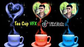 Tea Cup VFX Effect for TikTok | TikTok new trend tutorial | by Usama Rajput. screenshot 5