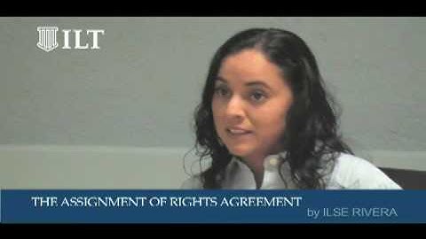 The Assignment Of Rights