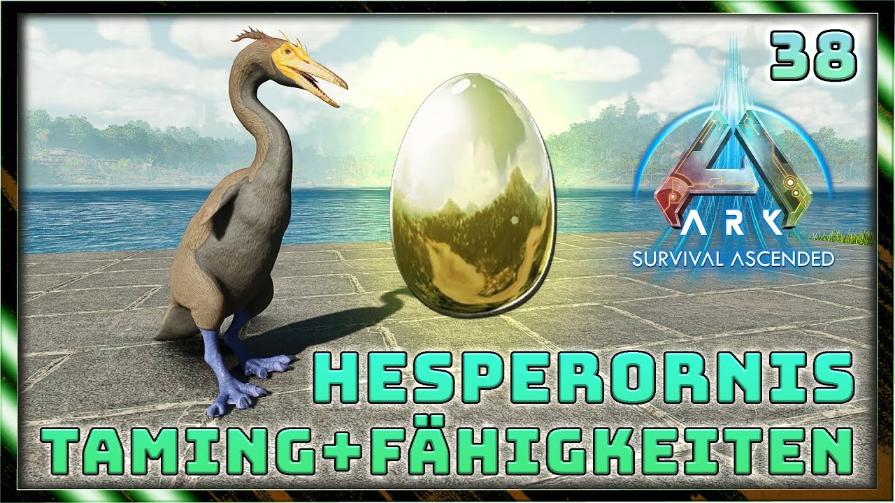 ASA Taming Guide ⭐ 38: HESPERORNIS zähmen - Fähigkeiten | ARK Survival Ascended | 