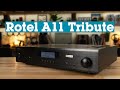 Rotel A11 Tribute stereo integrated amplifier with Bluetooth | Crutchfield