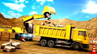 Game Mobil Heavy Bulldozer Crane Drill Stone Simulator - Beko Excavator Kontruksi Penggali screenshot 4