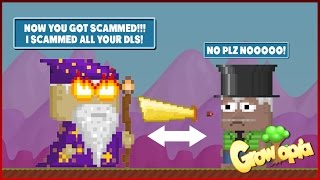 Growtopia - I Got My Katana Wizard Scammed Me 300Dls Ft.fans & Friends