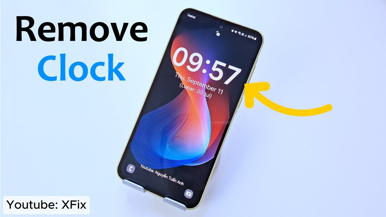 How to Remove Clock from Lock Screen on Samsung