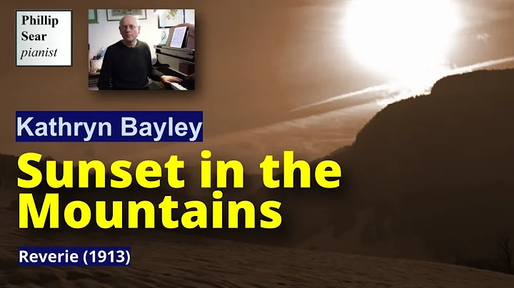 Kathryn Bayley: Sunset in the Mountains