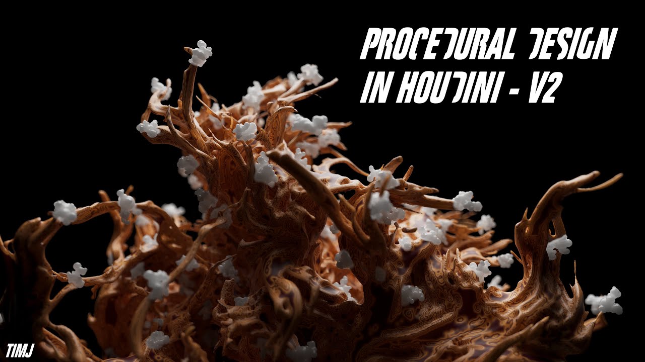 PROCEDURAL DESIGN IN HOUDINI - V2 - TIMJ - YouTube