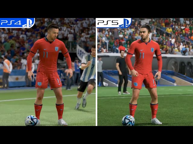 EA Sports FC 24 PS4 Pro vs PS5 Graphics Comparison #eapartner 