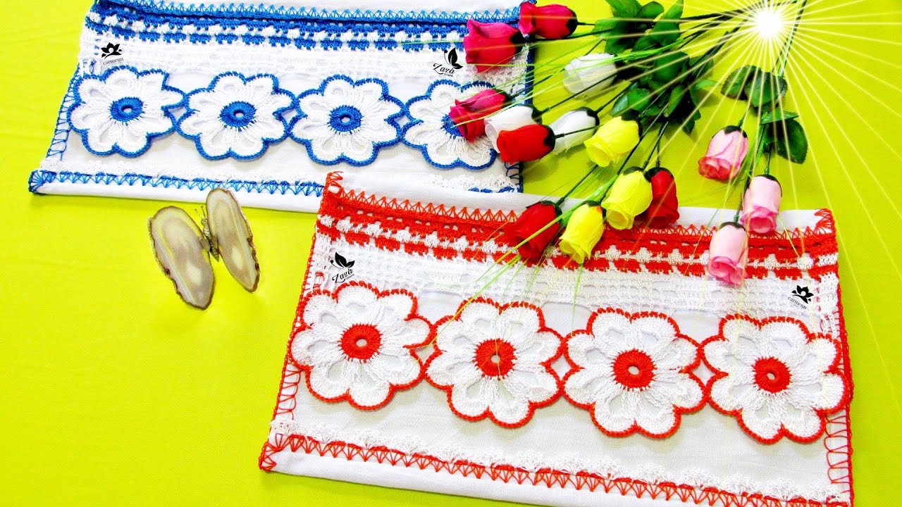 Barrado em Crochê Flores Zazá