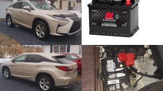 Lexus RX450h Battery Replacement Step by Step