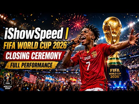 🔥 iShowSpeed | FIFA World Cup 2026™ Closing Ceremony | FULL PERFORMANCE 🌍🏆⚽