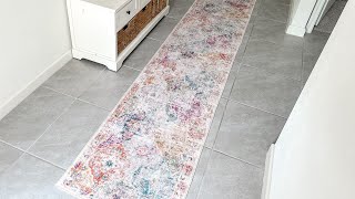 Ileading Washable Hallway Runner Rugs, 2x6 Non Slip Runners Area Rug for Entryway Kitchen Bathroom B