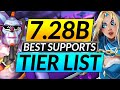 BEST and WORST SUPPORT HEROES of the NEW META - Tier List Guide 7.28b - Dota 2 Update