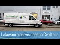 Náš VW Crafter jde na lakování blatníku a garančku do servisu