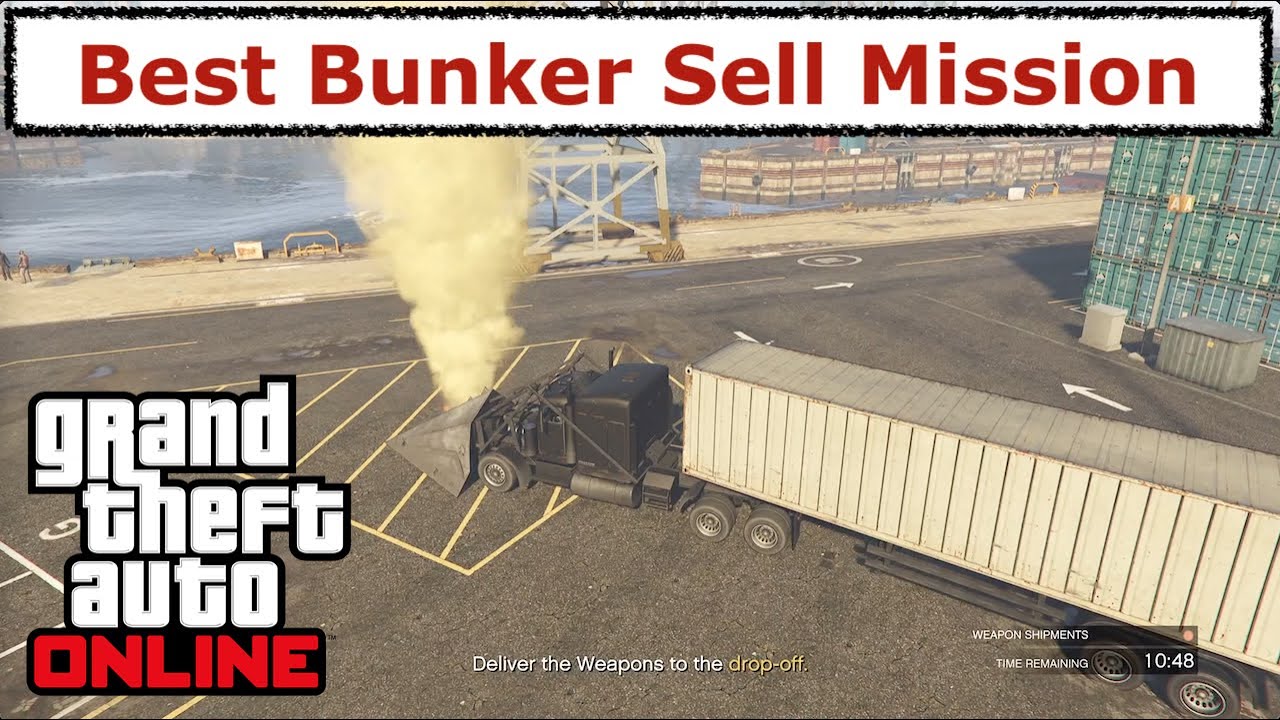 GTA Online Best Bunker Sell Mission (Phantom Wedge) YouTube