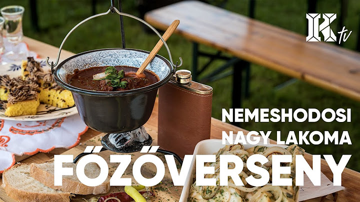 Főzőverseny a Nemeshodosi Nagy Lakomán