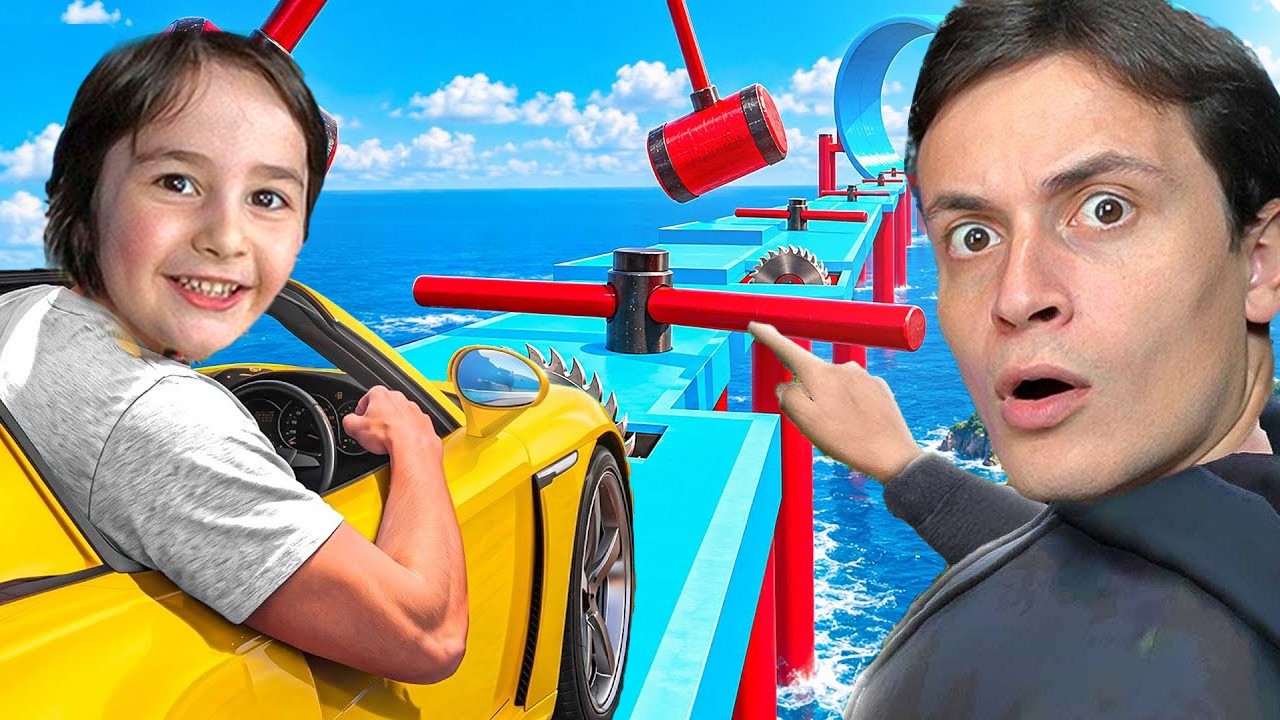 ეცადე გადარჩე საშიშ პარკურზე GTA5 ში !! @Dannyzarkua თან ერთად !!