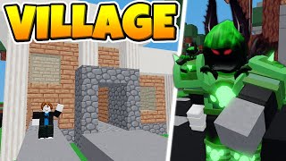 I Made a VILLAGE in Roblox BedWars...