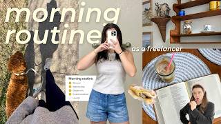 8AM MORNING ROUTINE: realistic and productive, cozy habits, calm and peaceful morning before work! screenshot 3