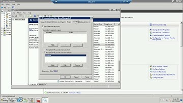 019 Setup SNMP on Server