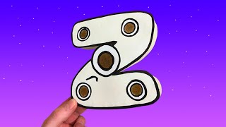 Paper Craft Hko Spanish Alphabet Lore Z