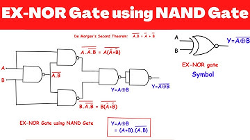 EX-NOR (XNOR) Gate using NAND Gate | Electrical Engineering