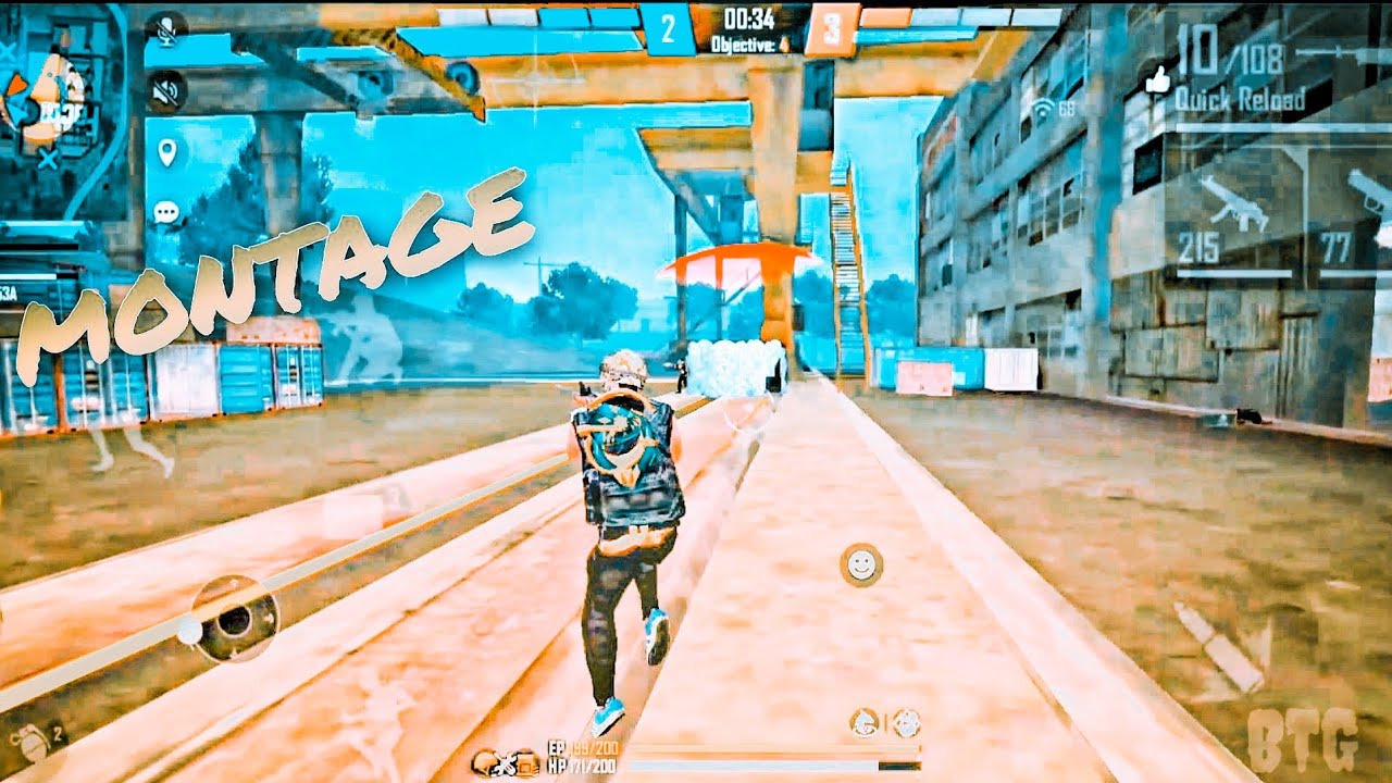 FREE FIRE TRENDING MONTAGE HIGHLIGHT] [BTECH GAMING FF]⚡⚡