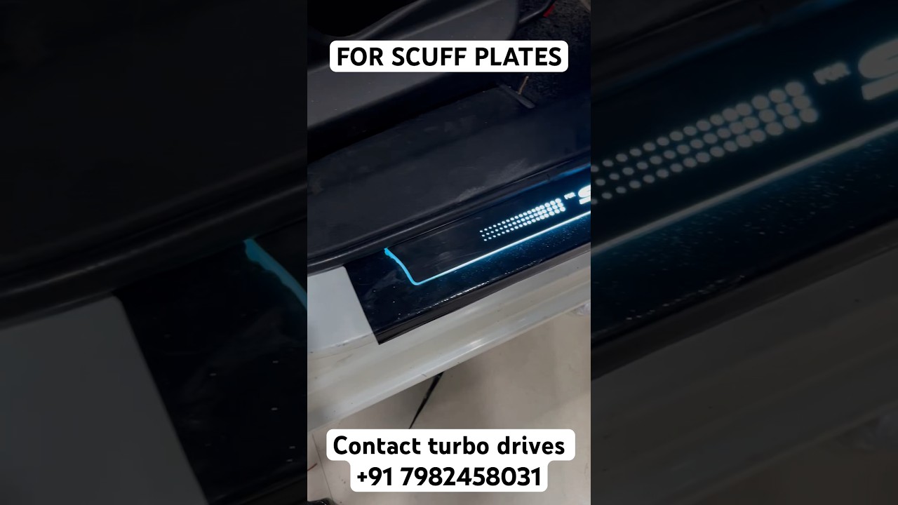 SCUFF PLATES INSTALLED IN SWIFT! AVAILABLE FOR ALL CARS! 