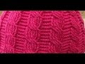 Рельефный узор крючком-"Коса" ( relief patterns crochet) (узор#19)