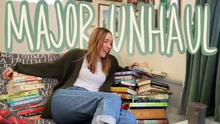 Decluttering My Bookshelf | Books Ive Read and Am Unhauling