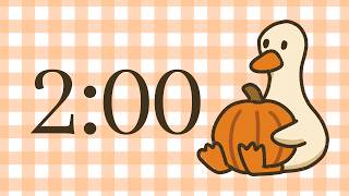 🍁🧡 cozy fall 2 minute countdown timer 🧡🍁