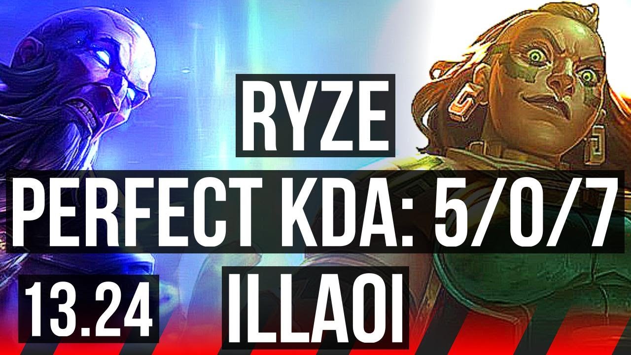 RYZE vs ILLAOI (TOP) | 5/0/7, Rank 4 Ryze | TR Master | 13.24