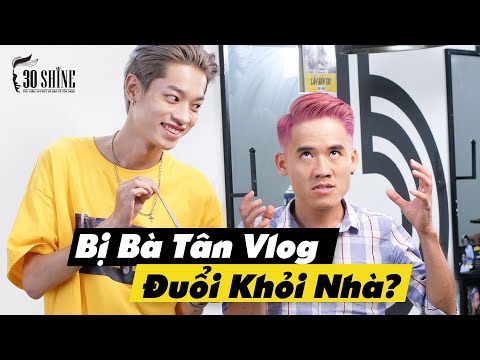 Trốn Bà Tân Vlog Đi 30Shine - Hưng Vlog Bị Troll Nhuộm Tóc Hồng Và Cái Kết Bị Đuổi Khỏi Nhà