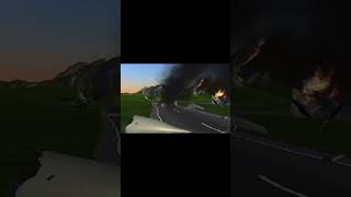 Landing Disaster! Plane Wrecked in Turboprop Flight Simulator #crashlanding #turboprop