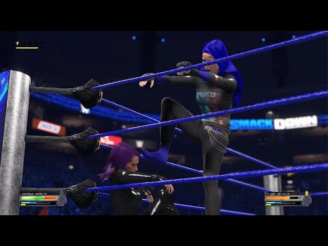 WWE 2K22 Face Wash Face Trample In Blue Gothic Socks