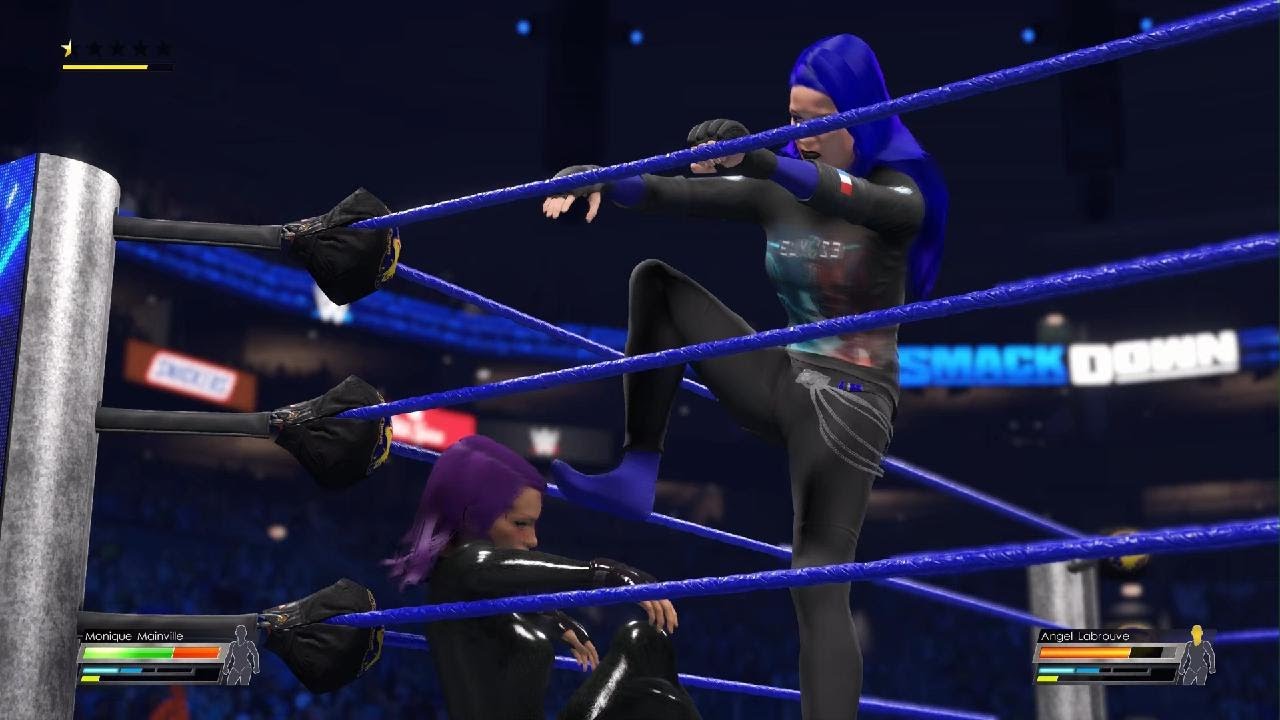 WWE 2K22 Face Wash Face Trample In Blue Gothic Socks