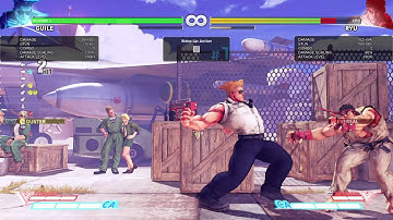 STREET FIGHTER V: guile meaty setup