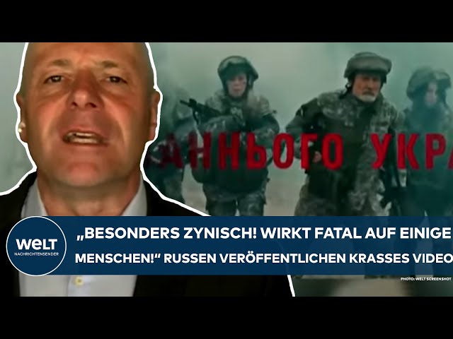 PUTINS KRIEG: Besonders zynisch! Wirkt fatal auf einige Menschen Russen produzieren krasses Video class=