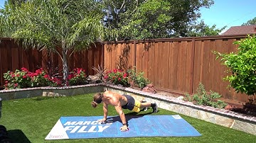 Slide Board Archer Push Up Negatives