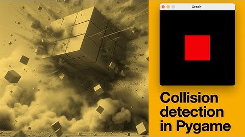 How to do collision detection in Pygame