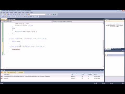 Visual CSharp Administrator Panel Tutorial #2