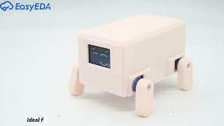 OSHWLab 3: A tiny robot dog — designed with EasyEDA! OSHWLab 3: A tiny robot dog — designed with EasyEDA!