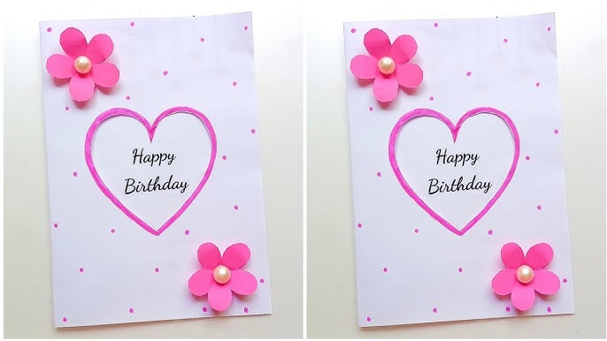 Easy & Beautiful Birthday Greeting Card Idea • Handmade Birthday