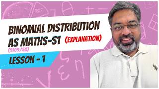 𝐁𝐢𝐧𝐨𝐦𝐢𝐚𝐥 𝐃𝐢𝐬𝐭𝐫𝐢𝐛𝐮𝐭𝐢𝐨𝐧-𝟏| 𝐀-𝐋𝐄𝐕𝐄𝐋 (𝟗𝟕𝟎𝟗/ 𝟓𝟐)