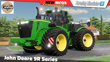 FS22 | John Deere 9R Series Wheeled Version - Farming Simulator 22 New Mods Review 2K60