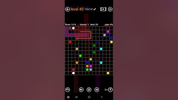 How To Solve Flow Free Premium 14x14 Mania Level 45 Hard Board Walk Through Solution Walkthrough