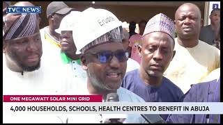 FG Inaugurates One Megawatt Of Electricity In Abuja Communities