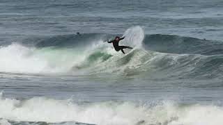 Mid-Morning Carlsbad at negative tide - firing in some spots and frustrating in others!