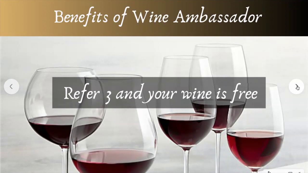 Wine Ambassador Opportunity Video April 2020